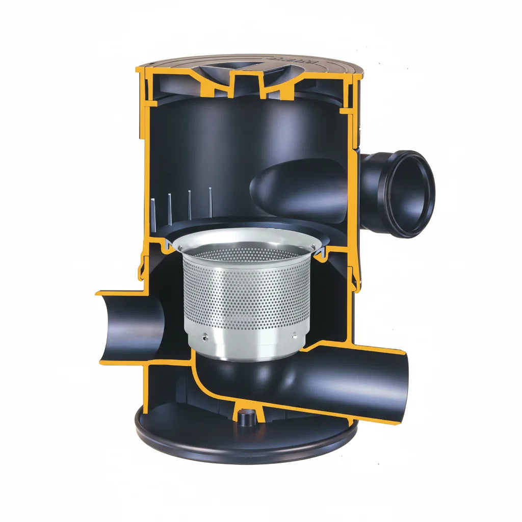RMS/Wisy Vortex Roofwasher Filter (up to 2,200 sq ft)