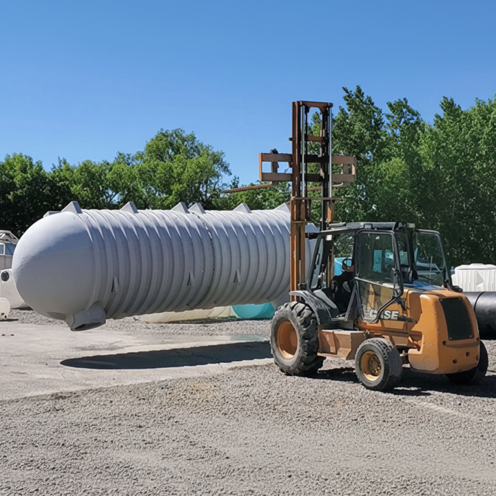 10,000 Gallon Below Ground HDPE Cistern 