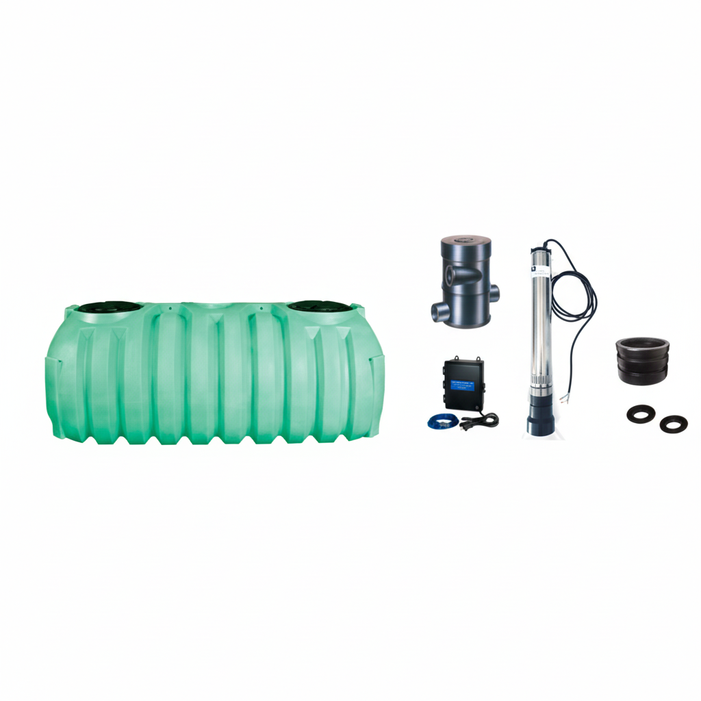 1500 GALLON UNDERGROUND COMPLETE SYSTEM (NON-POTABLE) 