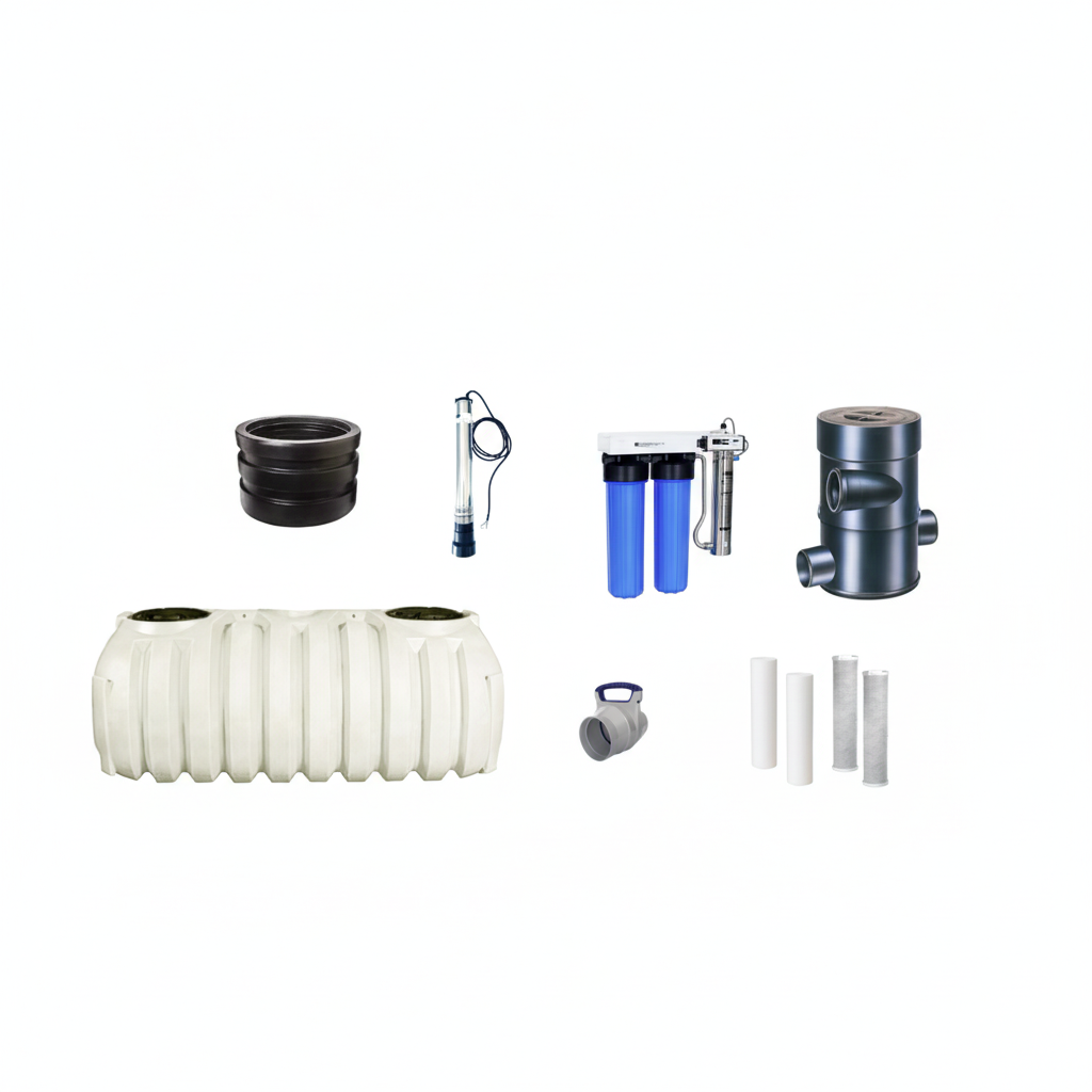 1725-GALLON UNDERGROUND COMPLETE CABIN KIT (FOR DRINKING WATER) 