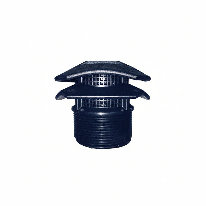 2" MPT Vent Cap with Poly Screen for Cistern Vent 