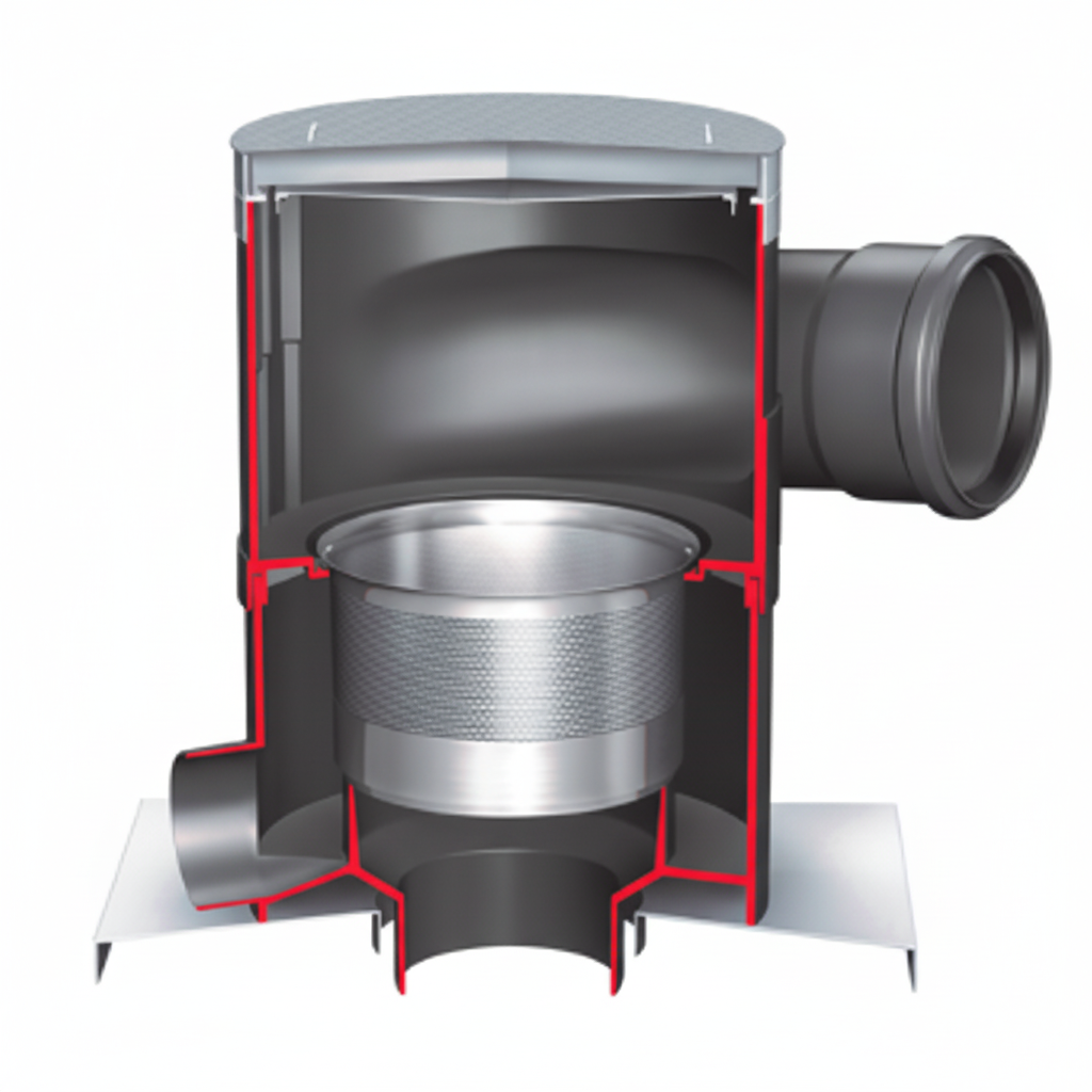 RMS/WISY VORTEX ROOFWASHER FILTER (UP TO 33,000 SQ FT) 