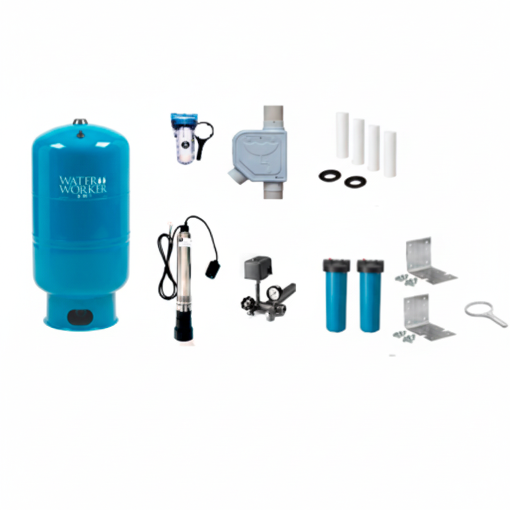 UNDERGROUND COMPLETE OFF-GRID CABIN KIT (FOR DRINKING WATER) 