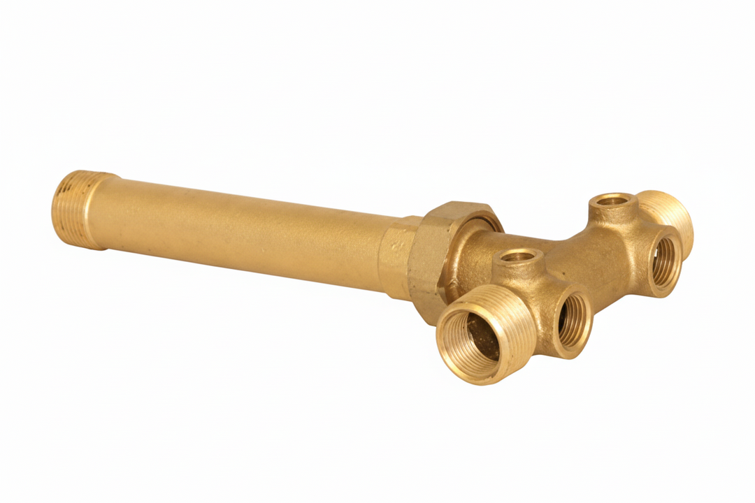 1" No-Lead Brass Tank Tee w/Union 