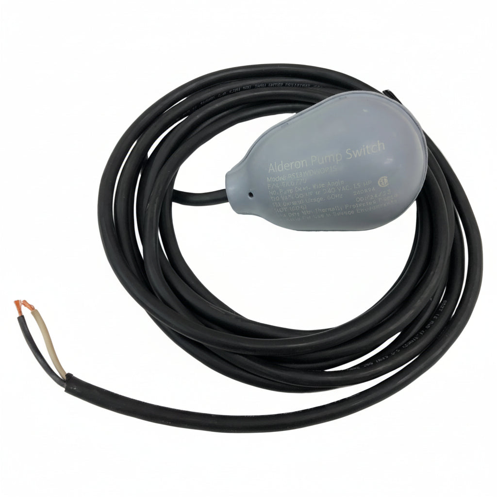 Normally Open Float Switch 120/230V (bare leads) 