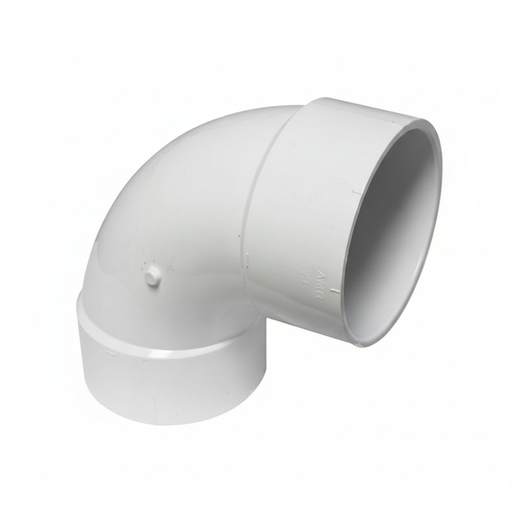 4" DWV 90 Deg Bend 