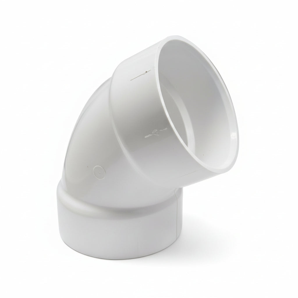 4" DWV 60 Deg Bend 