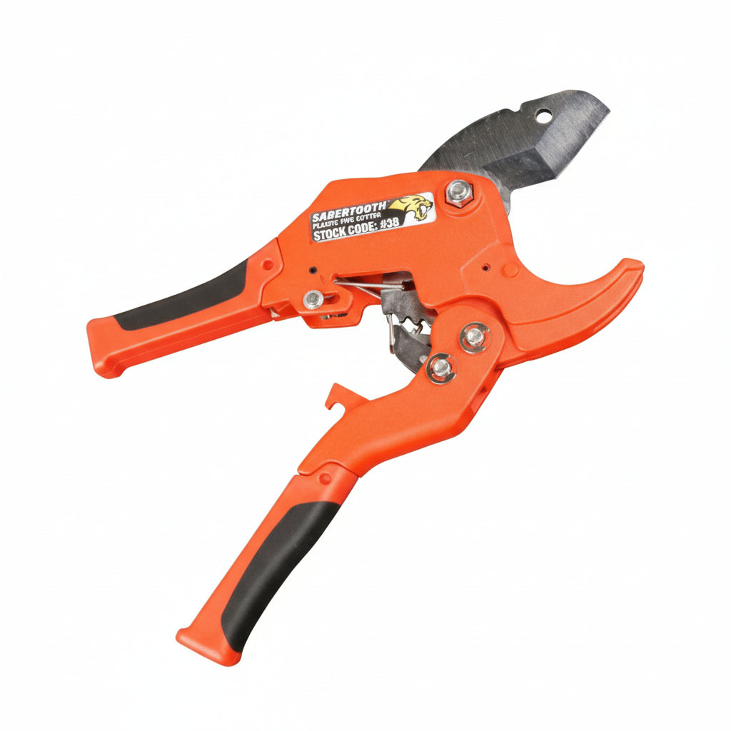 PLUMB-PRO® SABERTOOTH™ Plastic Pipe Ratchet Cutter - 1-1/4 Inch 