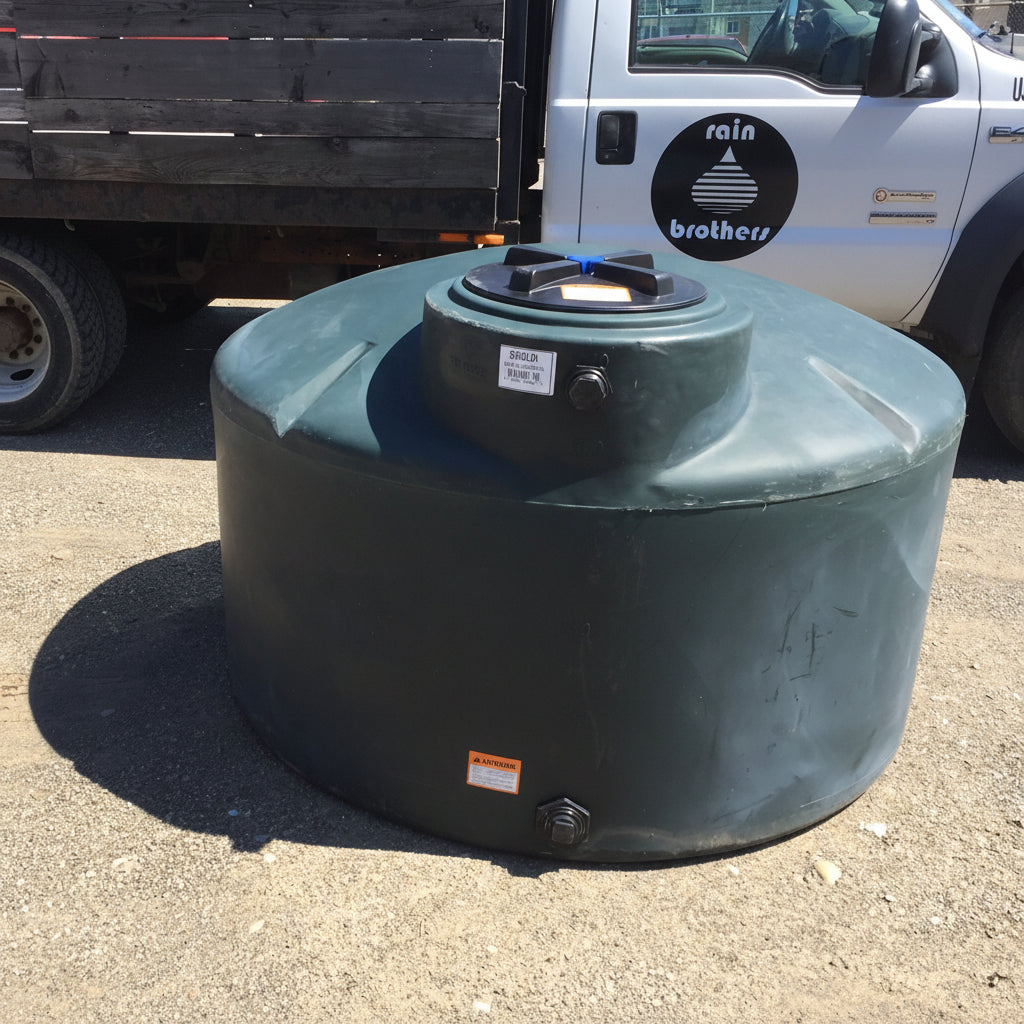 550-Gallon HDPE Norwesco Above-Ground Tank (GREEN) 