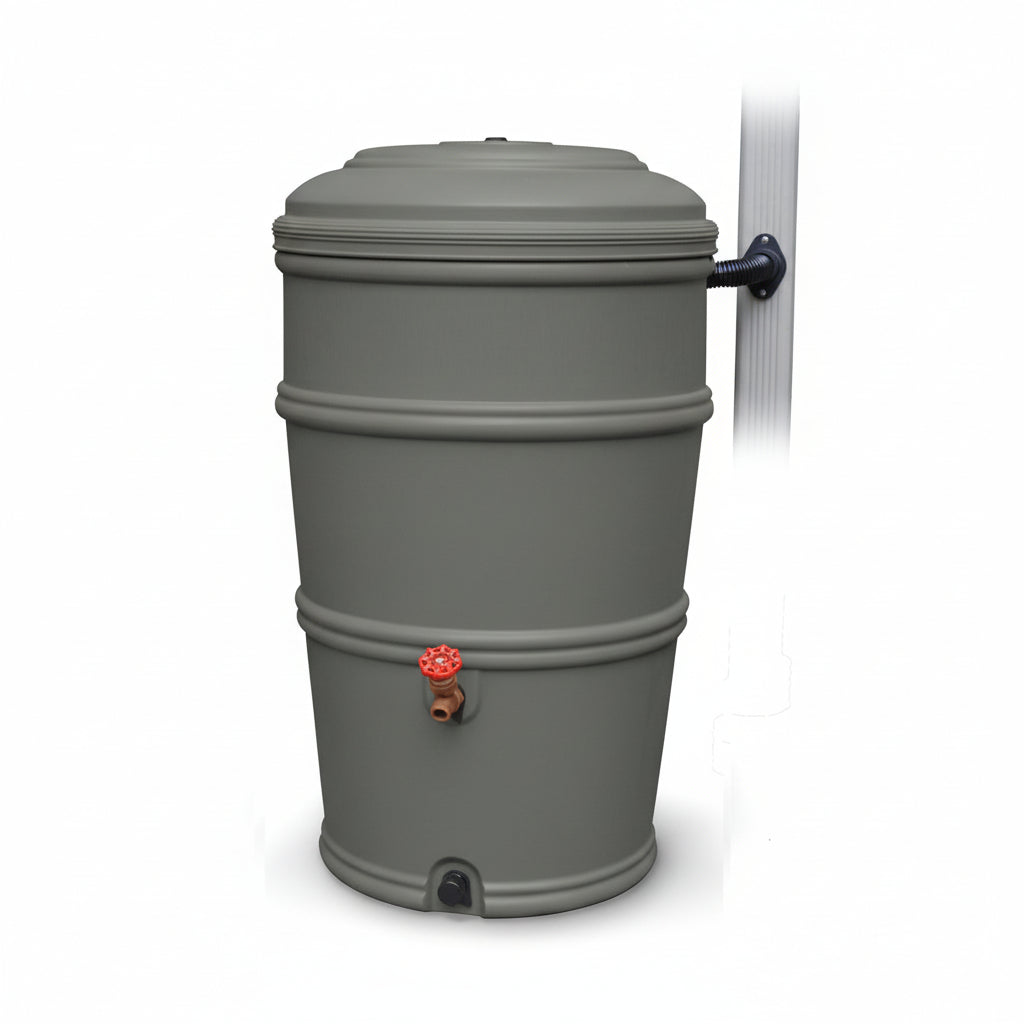 50-Gallon RainStation Rain Barrel (Granite) 