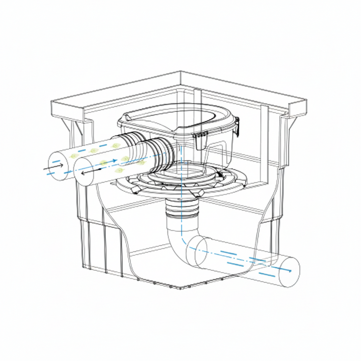 Maelstrom Rainwater Filter with Shark Cage 
