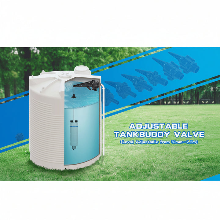 TOPVALL 1" Tank Buddy Supplemental Fill Valve 