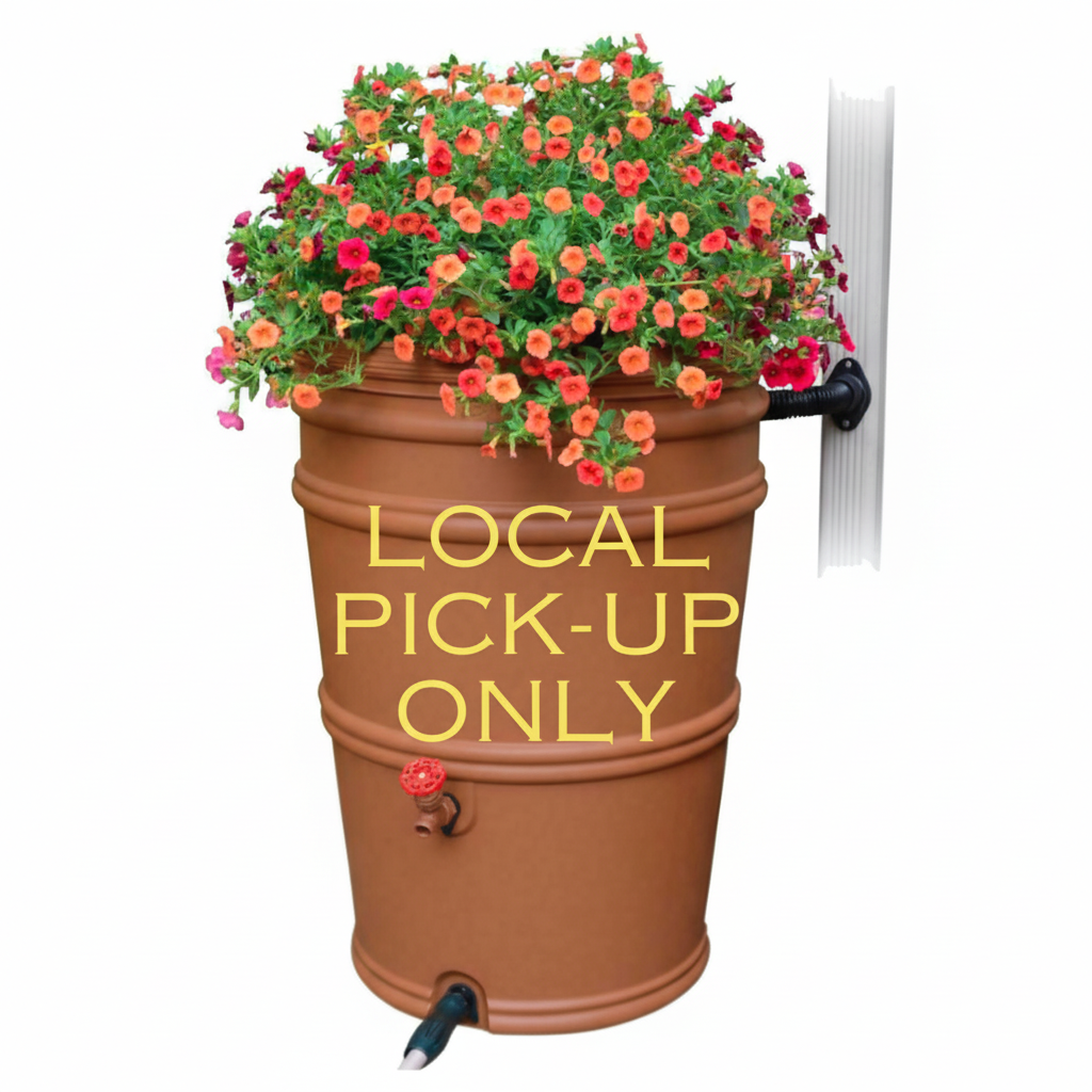 EarthMinded RainStation 45-Gallon Rain Barrel (Terra Cotta) 