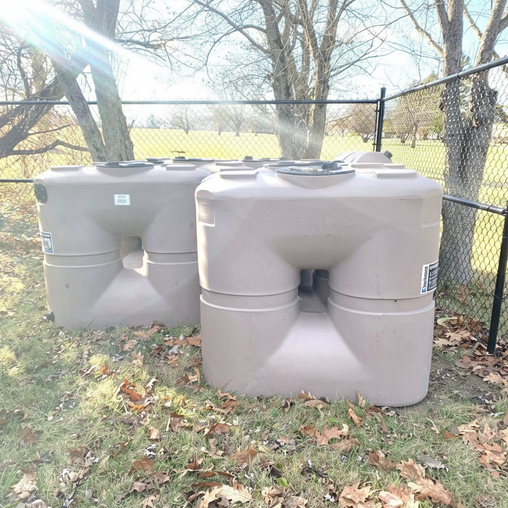 Bushman 130 Gallon Slimline Rainwater Harvesting Tank 
