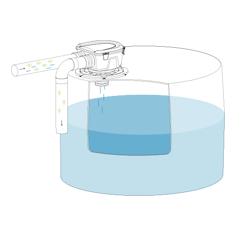 Maelstrom Rainwater Filter with Shark Cage 