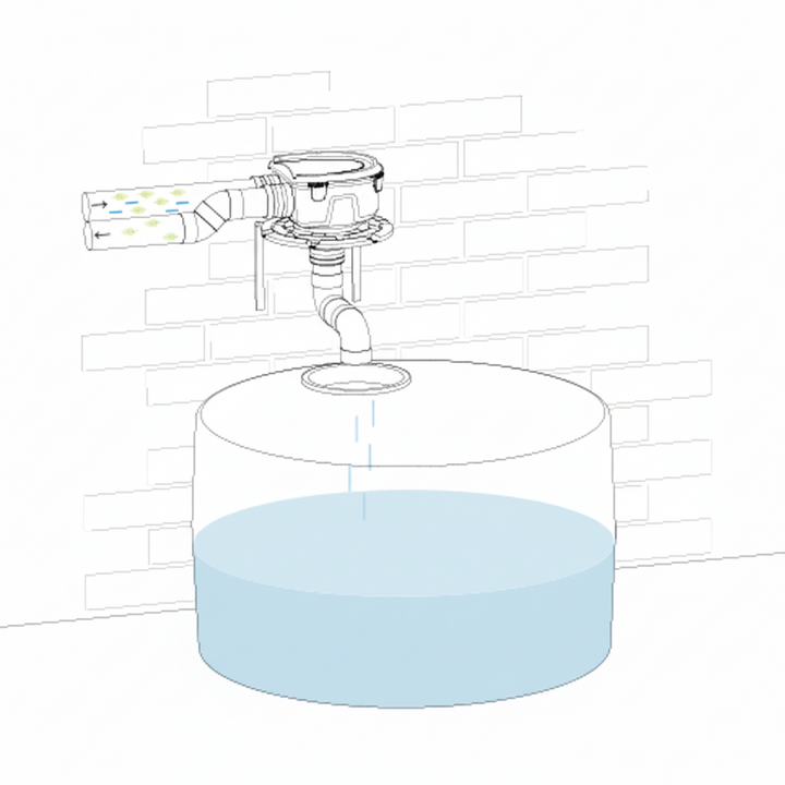 Maelstrom Rainwater Filter with Shark Cage 