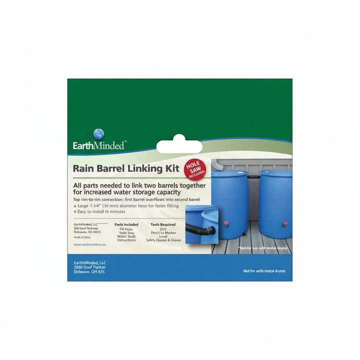 EarthMinded Rain Barrel Linking Kit 